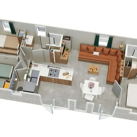 3 Chambres + 2 Chambres *